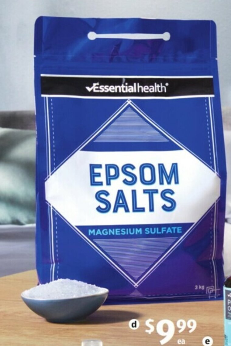 Epsom Salts 3kg 63338 offer at ALDI