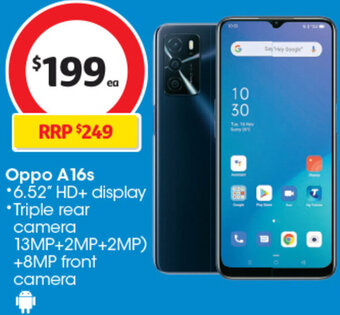 Coles Oppo A16s offer