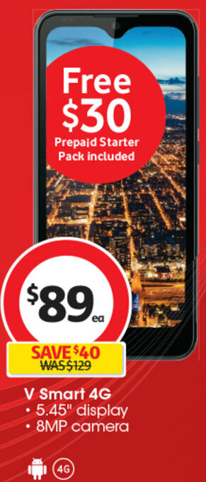 Coles V Smart 4G offer