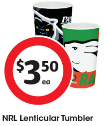 NRL Lenticular Tumbler