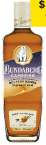 Coles Bundaberg Campfire Bourbon Barrel Rum offer