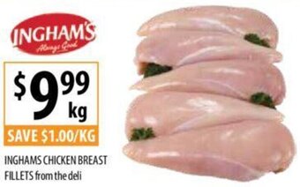 Supabarn INGHAMS CHICKEN BREAST FILLETS offer