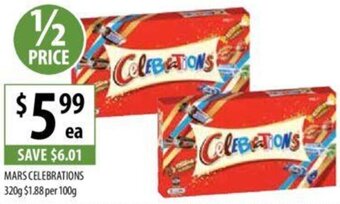Supabarn MARS CELEBRATIONS 320g offer