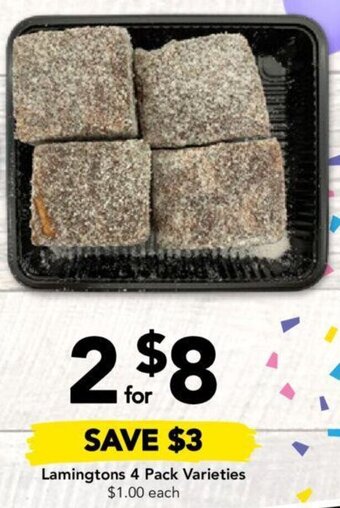 Drakes Lamingtons 4 Pack Varieties offer