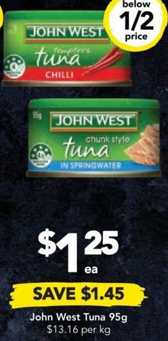 Drakes John West Tuna 95g offer
