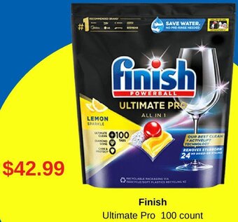 Costco Finish Ultimate Pro 100 count offer