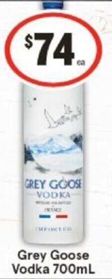 IGA Grey Goose Vodka 700mL offer