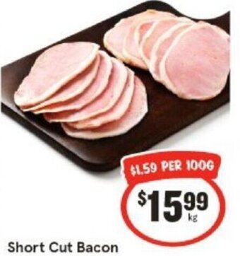 IGA Short Cut Bacon offer