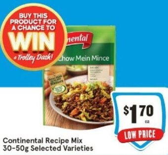 IGA Continental Recipe Mix 30-50g Selected Varieties offer