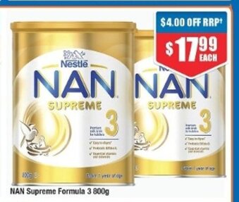 NAN Supreme Formula 3 800g