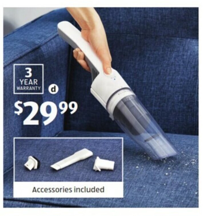 Wet and Dry Handheld Vacuum offer at ALDI