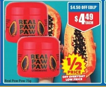 Chemist Warehouse Real Paw Paw 75g offer