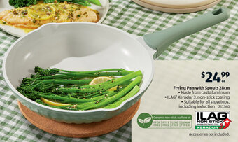 Frying Pan with Spouts 28cm