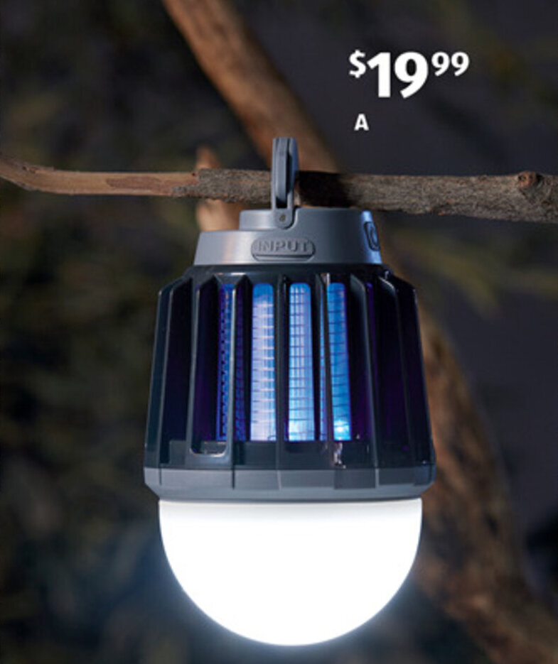 A Light with Bug Zapper offer at ALDI