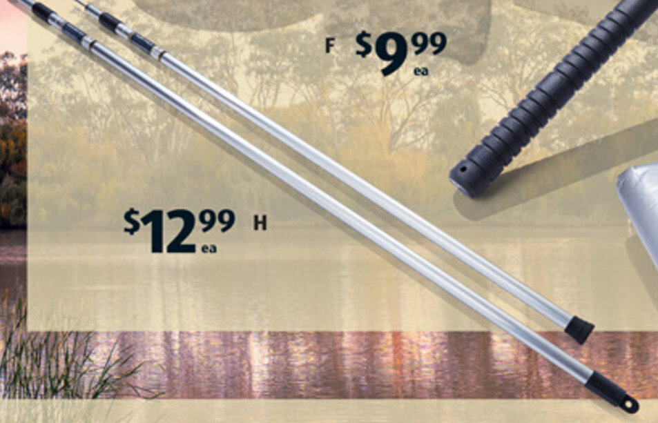 H Tarp Pole or Spreader Bar offer at ALDI