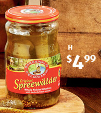 ALDI H Spreewälder Original Gherkins 670g offer