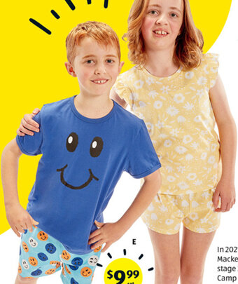 ALDI E Children's PJ Set offer