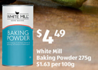 ALDI White Mill Baking Powder 275g offer