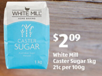 ALDI White Mill Caster Sugar 1kg offer