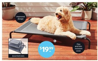 ALDI Elevated Pet Bed offer