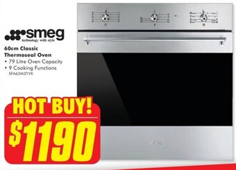The Good Guys 60cm Classic Thermoseal Oven offer