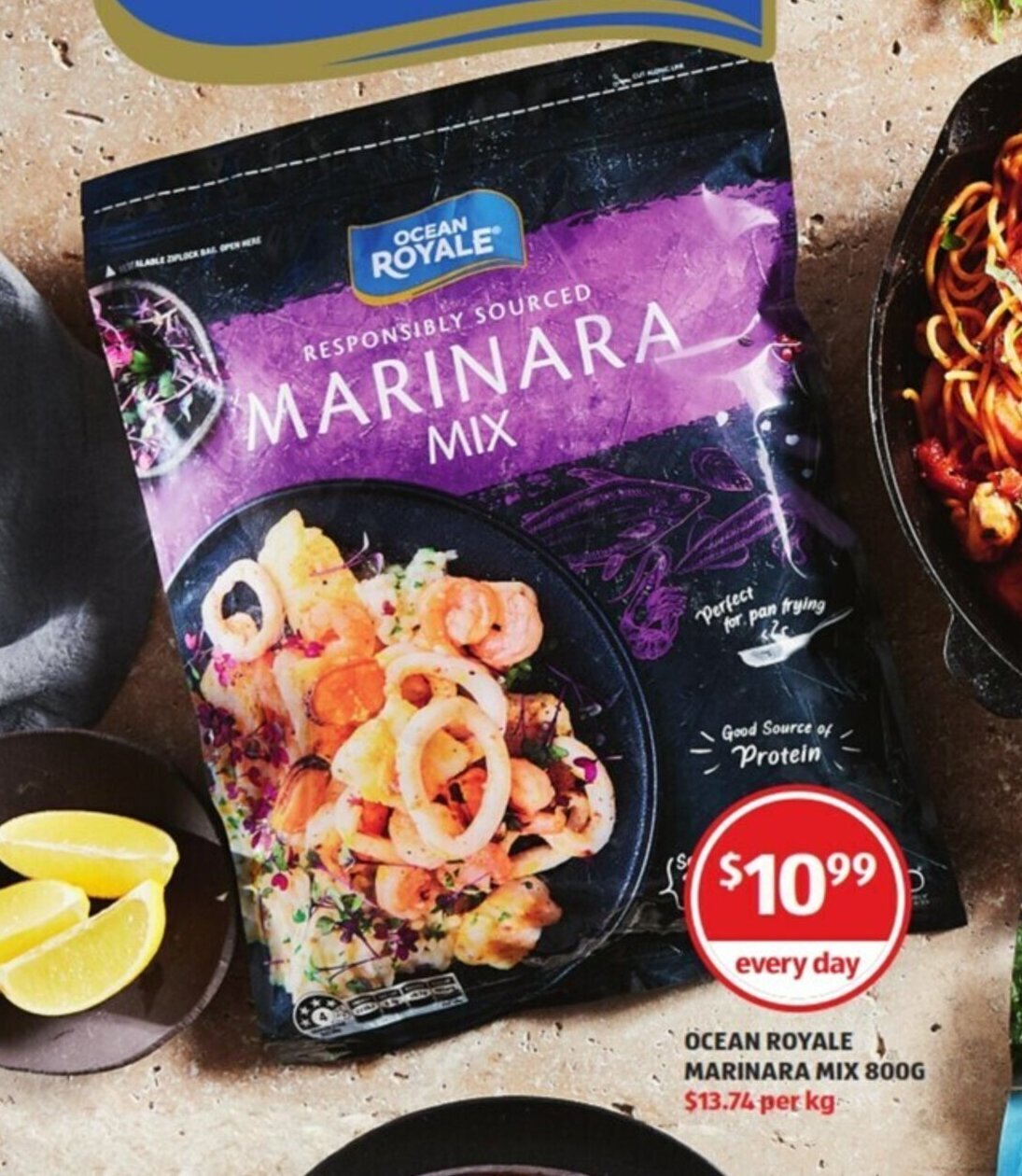 Ocean Royale Marinara Mix 800g offer at ALDI