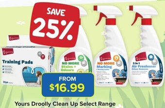 Yours Droolly Clean Up Select Range