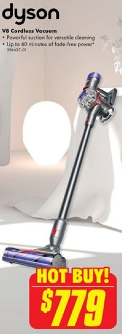 The Good Guys V8 Cordless Vacuum offer