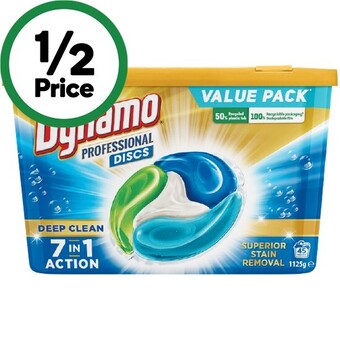 Woolworths Dynamo professional laundry capsules pk 45 offer