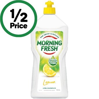 Woolworths Morning fresh dishwashing liquid 900ml offer