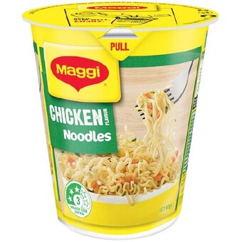 Woolworths Maggi noodle cup 58-65g offer