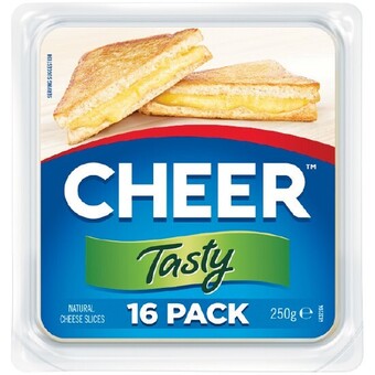 Woolworths Cheer cheese slices 250g offer