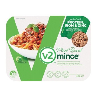 Woolworths V2 plant based mince 400g offer