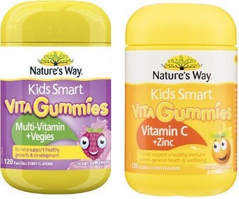 Coles Nature's way kids smart vita gummies 120 pack offer