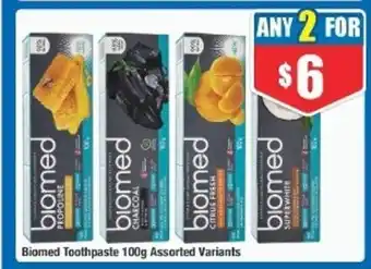 Chemist Warehouse Biomed Toothbrush 100g Assorted Variants offer