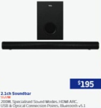 Retravision 2.1ch Soundbar offer