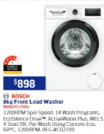 Retravision 8kg Front Load Washer offer