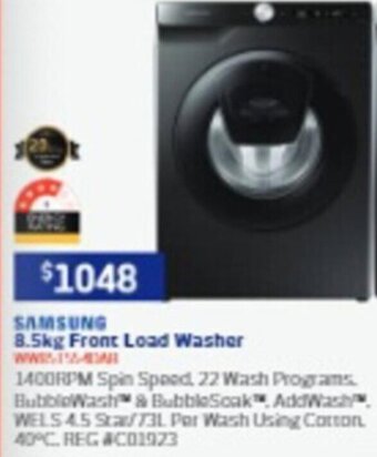 Retravision 8.5kg Front Load Washer offer