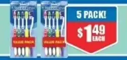 Chemist Warehouse Toothbrush 5 Pack offer