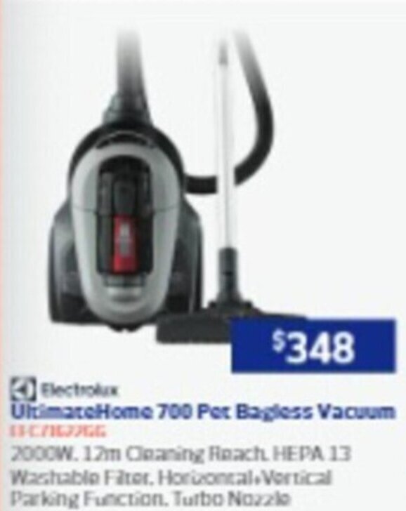 UltimateHome 700 Pet Bagless Vacuum offer at Retravision