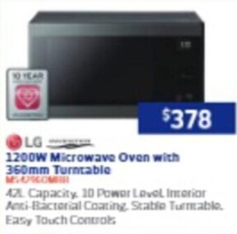 Retravision 1200W Microwave Oven with 360mm Turntable offer