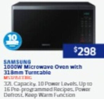 Retravision 1000W Microwave Oven with 318mm Turntable offer