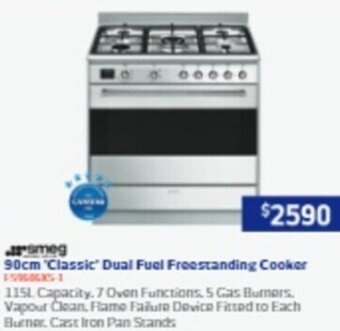 Retravision 90cm "Classic" Dual Fuel Freestanding Cooker offer