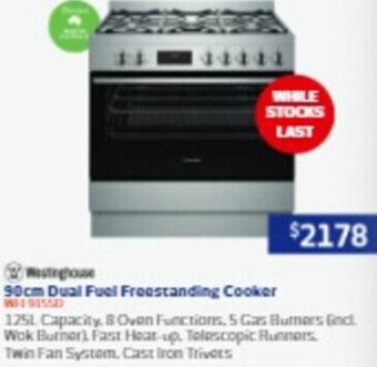 Retravision 90cm Dual Fuel Freestanding Cooker offer