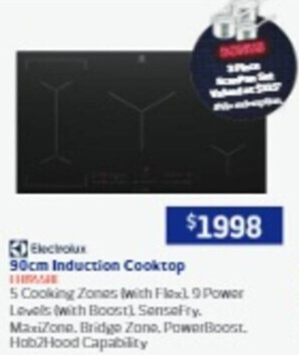 90cm Induction Cooktop offer at Retravision