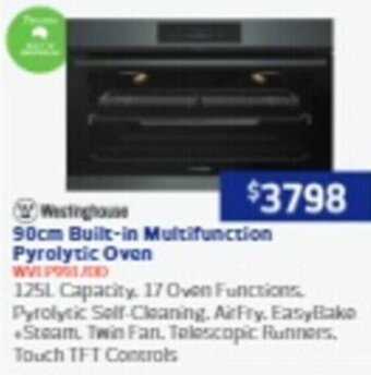 Retravision 90cm Built-in Multifunction Pyrolytic Oven offer