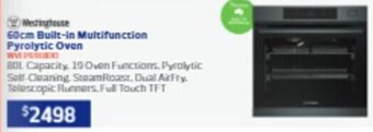 Retravision 60cm Built-in Multifunction Pyrolytic Oven offer