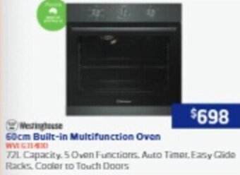 Retravision 60cm Built-in Multifunction Oven offer