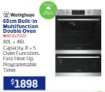 60cm Built-in Multifunction Double Oven