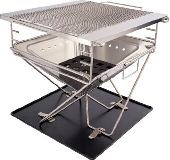 Anaconda Spinifex stainless steel folding fire pit offer